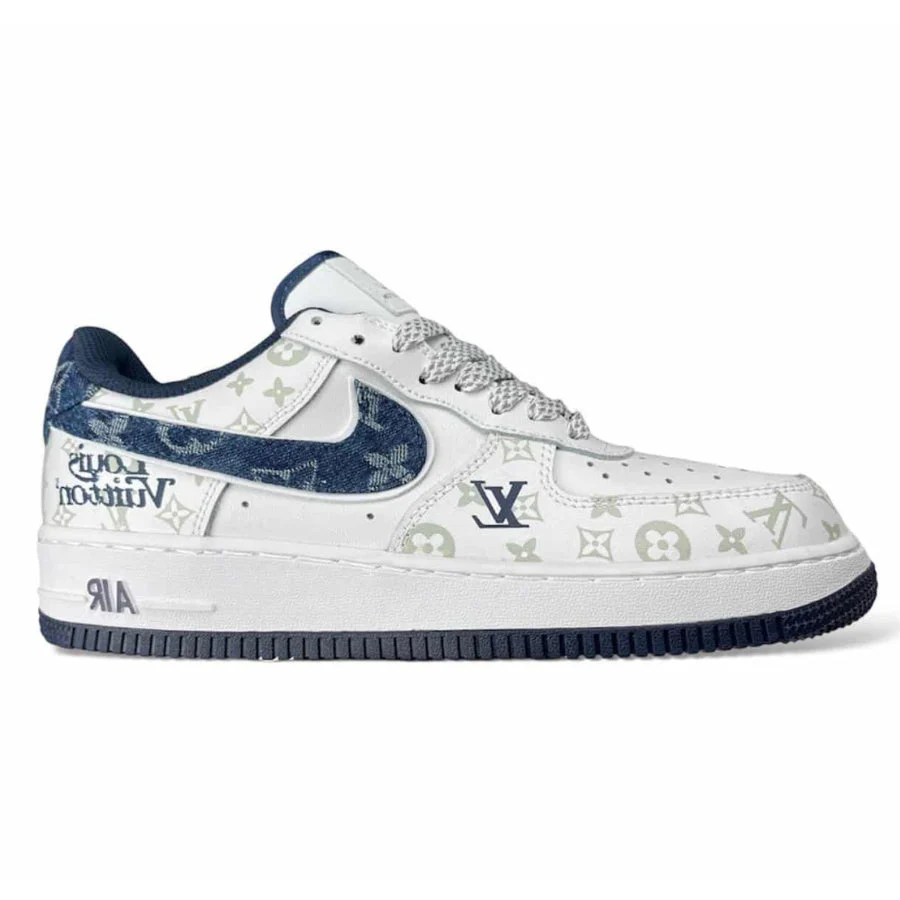 L.V x NK Air Force 1 07 Low ‘White Blue’