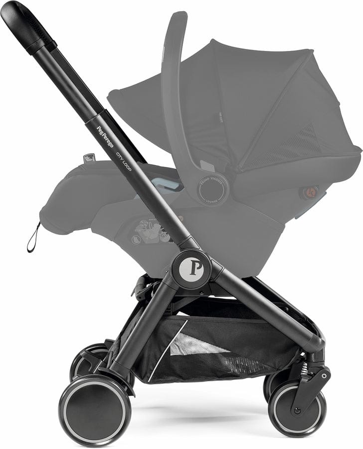 PEG City Loop Chassis + Primo Viaggio Urban Mobility Infant Car Seat Bundle - Black / True Black