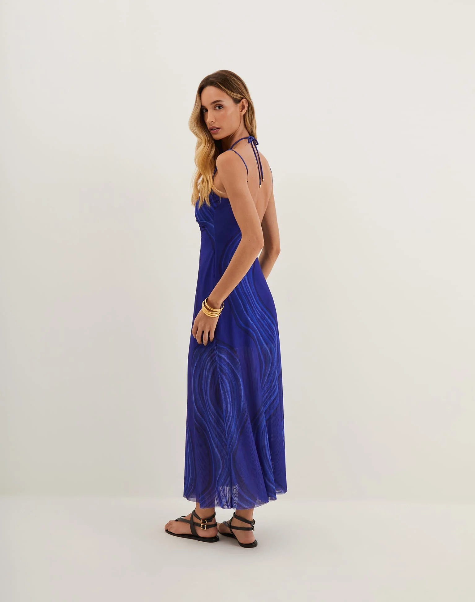 Mina Midi Dress - Gemstone
