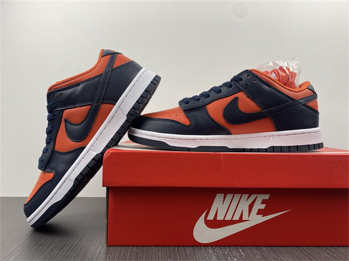 NK Dunk Low SP Champ Colors University Orange Marine CU1727-800