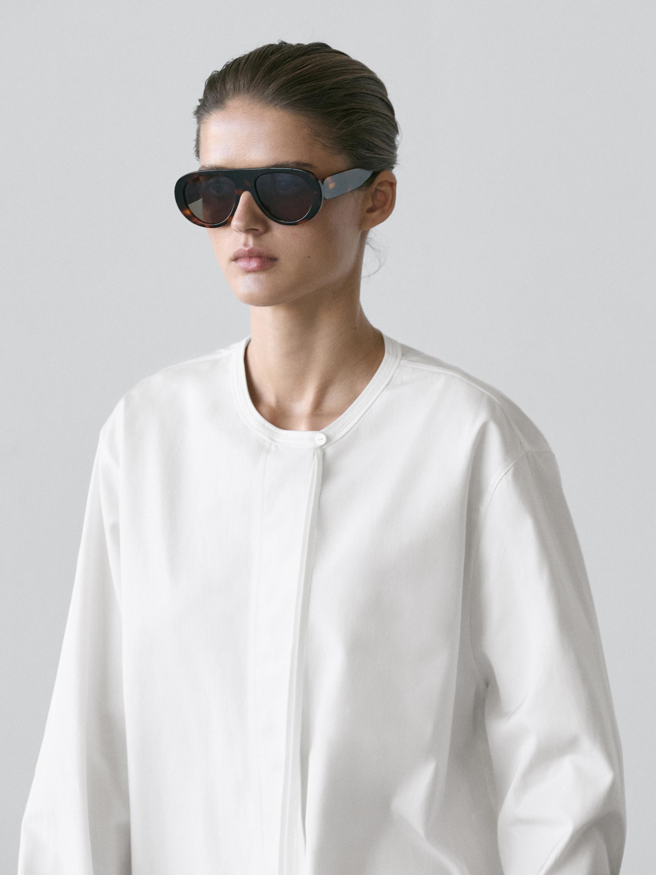 Camisa fluida popelín