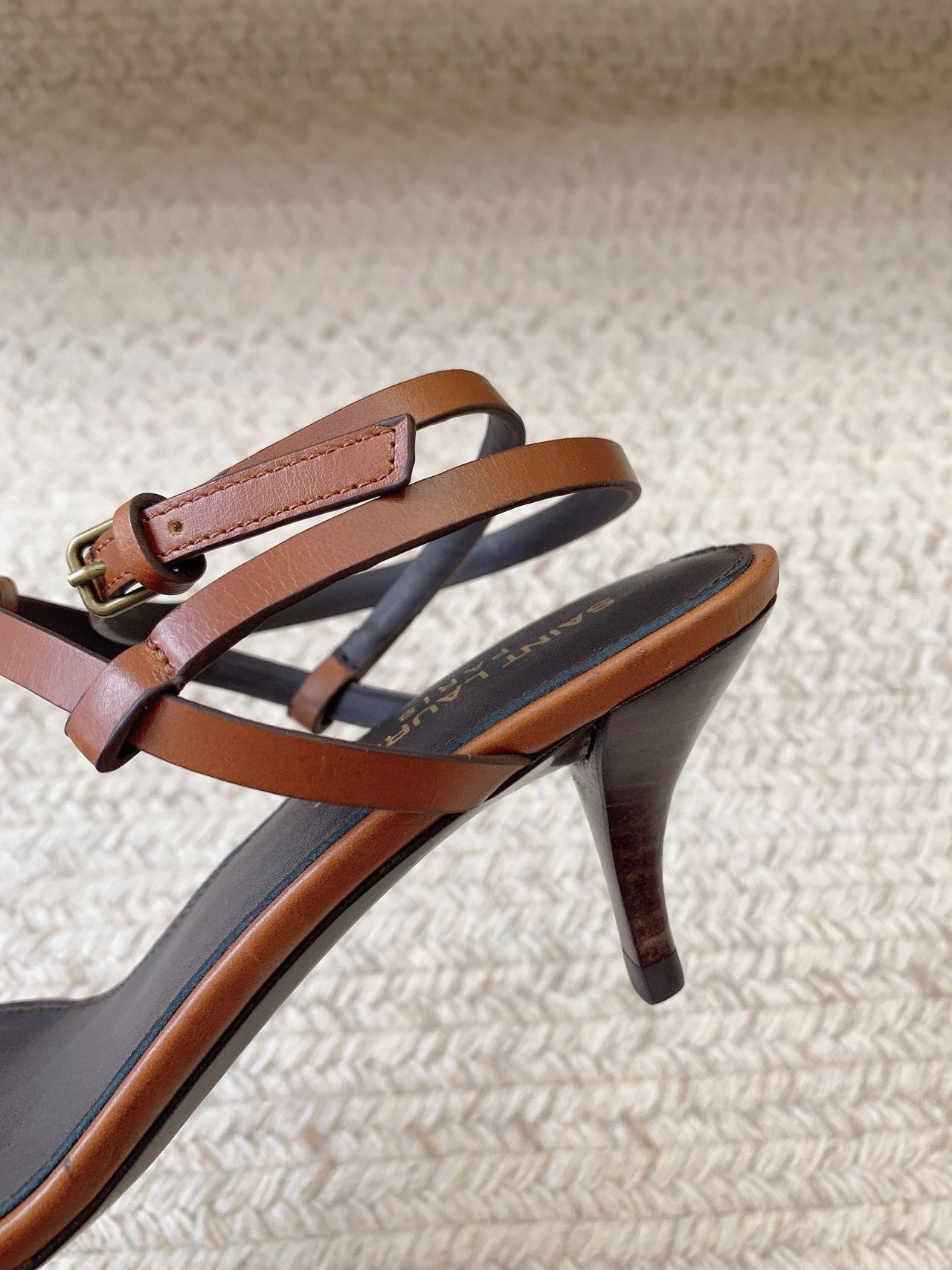 Fashion High Quality High Heels Slippers With Adjustable Straps Toe LX-872254