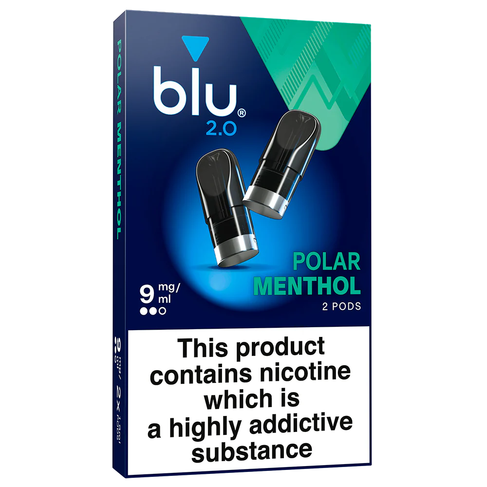 Blu 2.0 Polar Menthol Vape Pods 9mg/ml 2 Pack