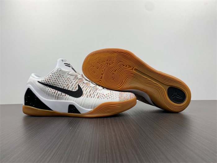 NK Kobe 9 Elite Premium Low HTM Milan White Multi-Color 698595-109