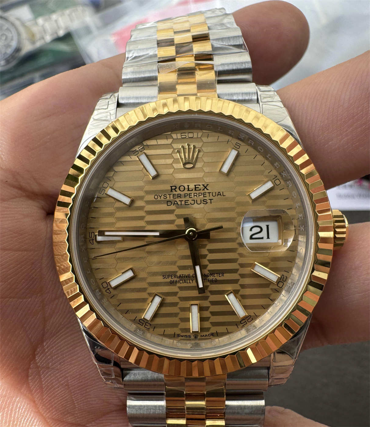 Rolex Datejust 41 Two Tone Replica – VS Factory M126333-0022 with Dandong 3235 Movement