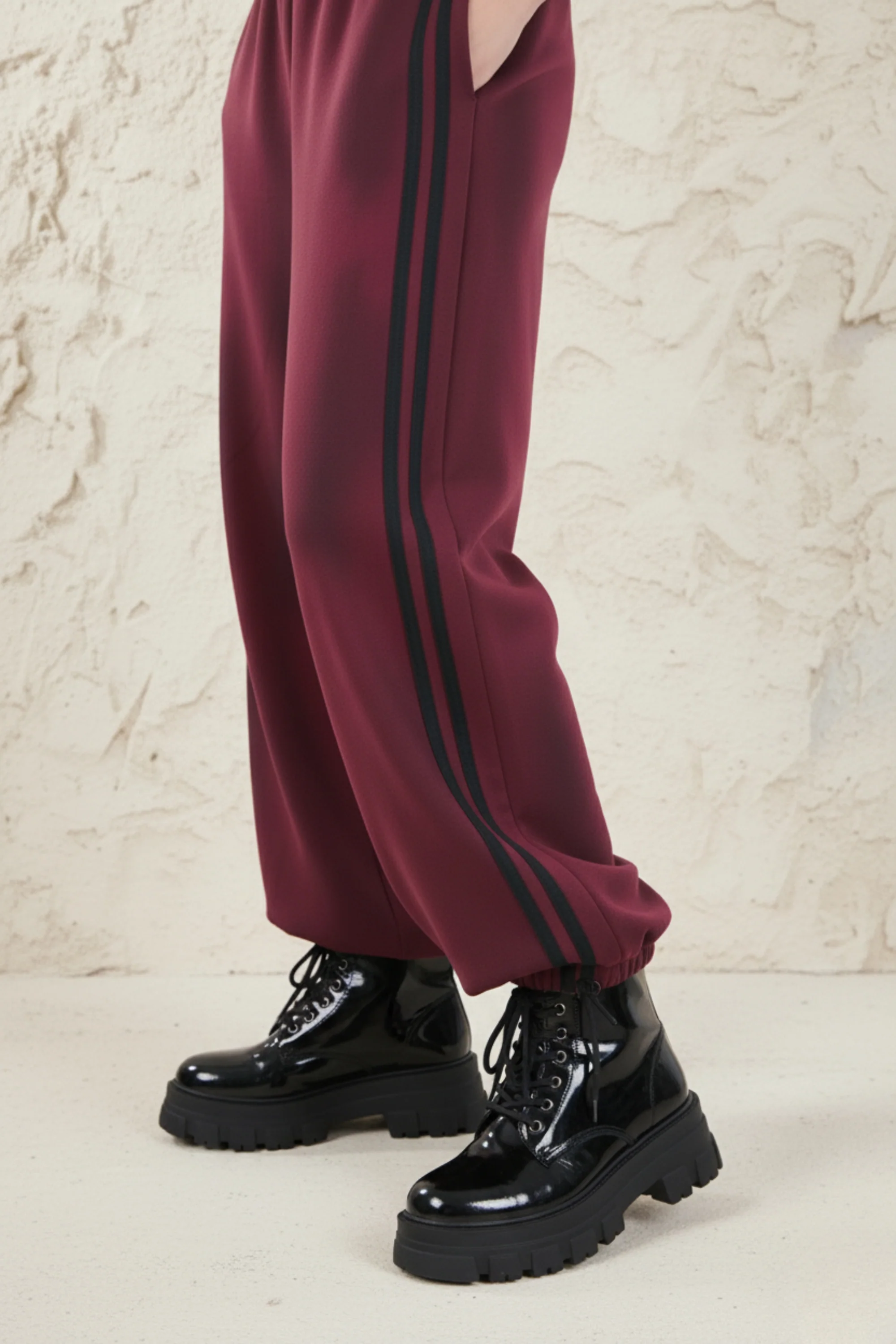 Scarlet Side Stripe Joggers
