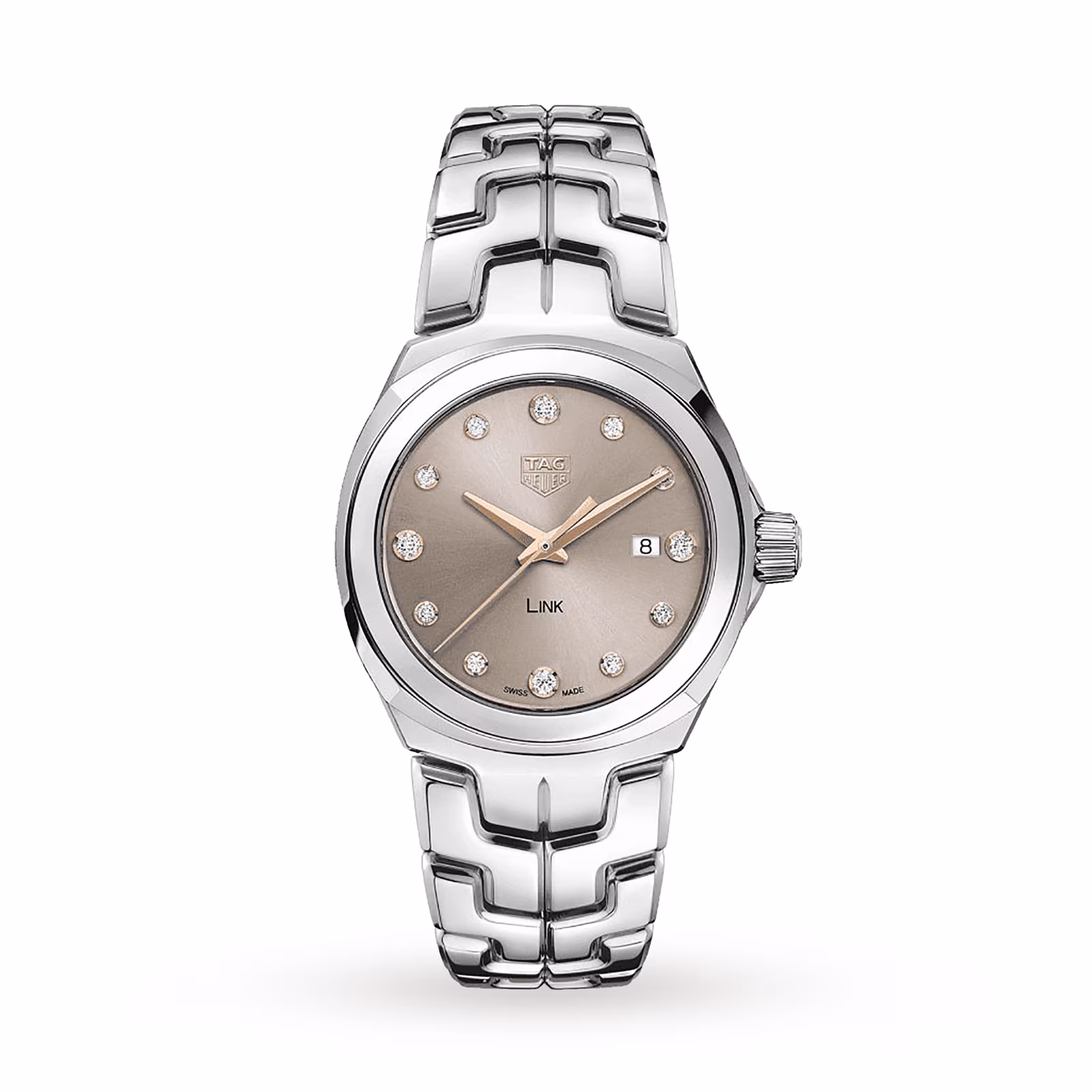 TAG Heuer Link Date Quartz 32mm Ladies Watch WBC131E.BA0649