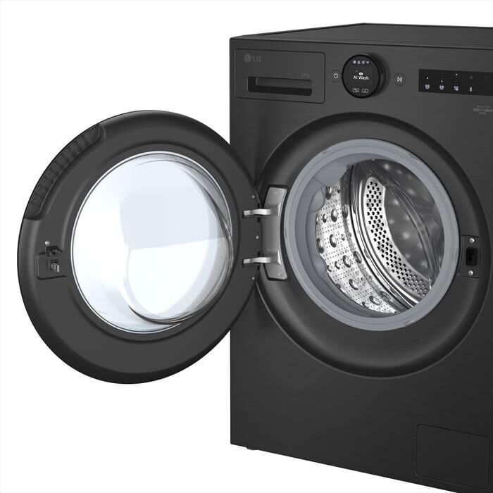 LG - Lavatrice AI DD F4X7013TBB 13 Kg Classe A-Matte Black