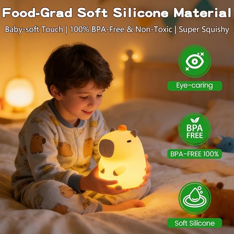 Penguin Lamp with Knit Hat