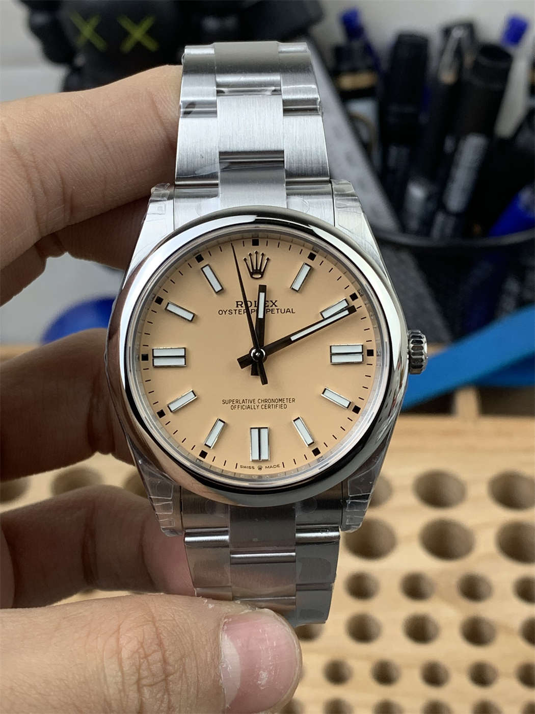 VSF Oyster Perpetual 41 Khaki Dial Replica – Rolex 134300