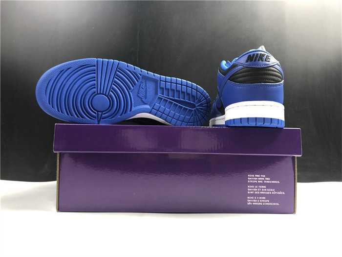 NK Dunk Low Retro Black Hyper Cobalt DD1391-001