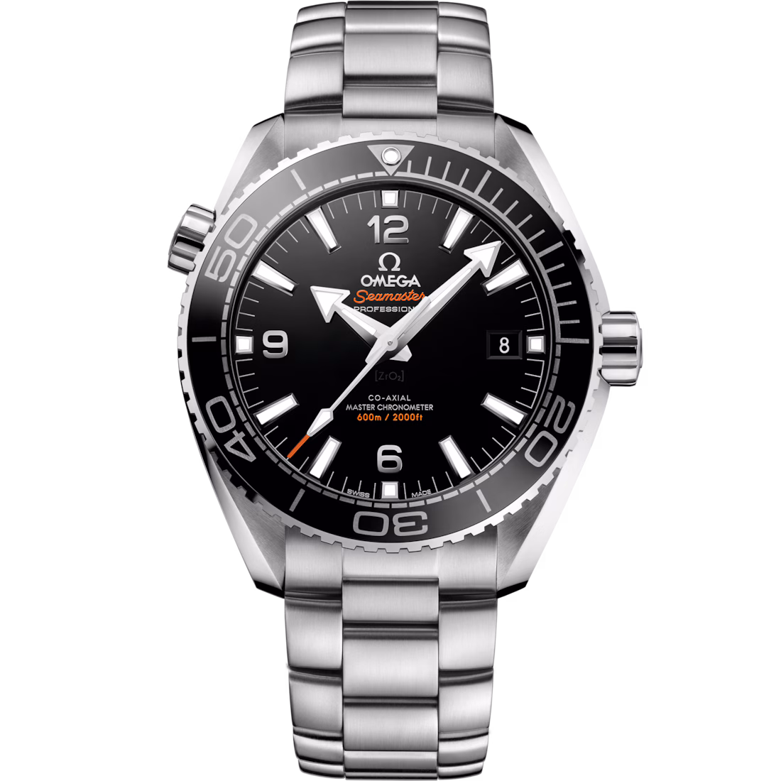 Omega Seamaster Planet Ocean 600M 43.5mm Black Dial Stainless Steel Bracelet 215.30.44.21.01.001