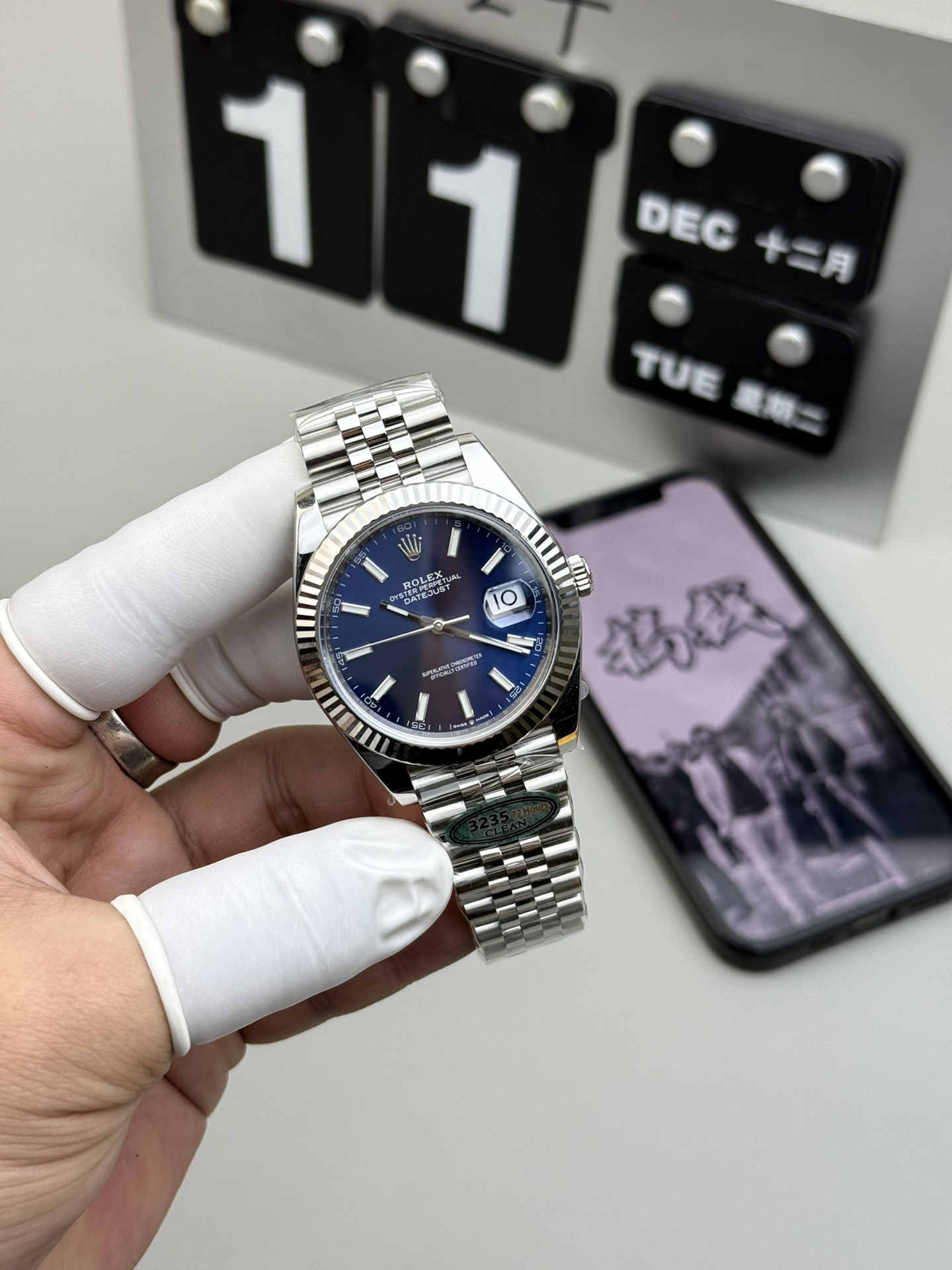 Clean Factory Datejust 41 126334 Blue Dial Super Clone 3235 Two-Tone / Steel