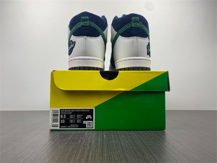 NK Dunk High Sports Specialties White Navy DH0953-400