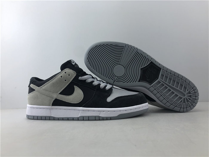 NK SB Zoom Dunk Low Pro Black Wolf Grey White 854866-001