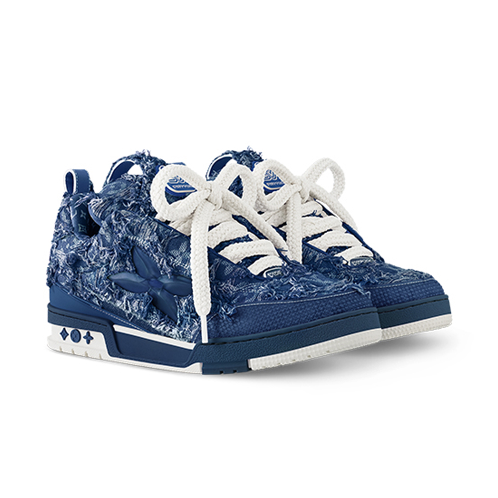 Lois Vuton LV Skate Sneaker Monogram Denim ‘Blue’ – NICE SHOEUS
