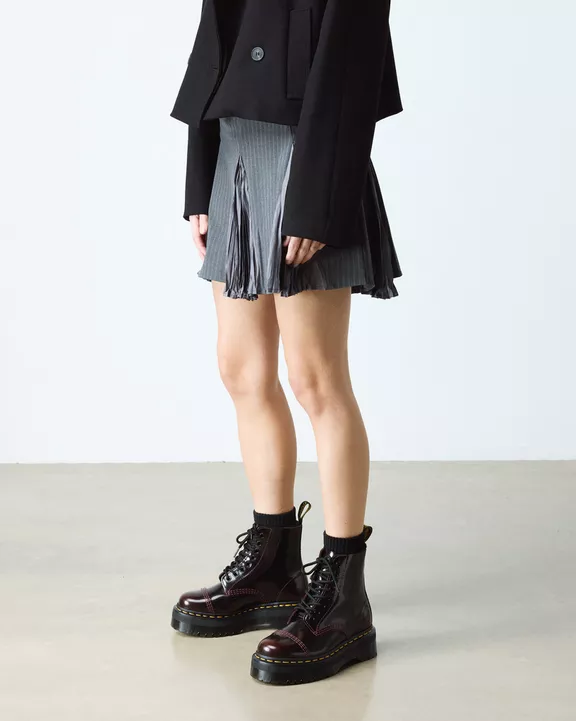 Sinclair Arcadia Leather Platform Boots