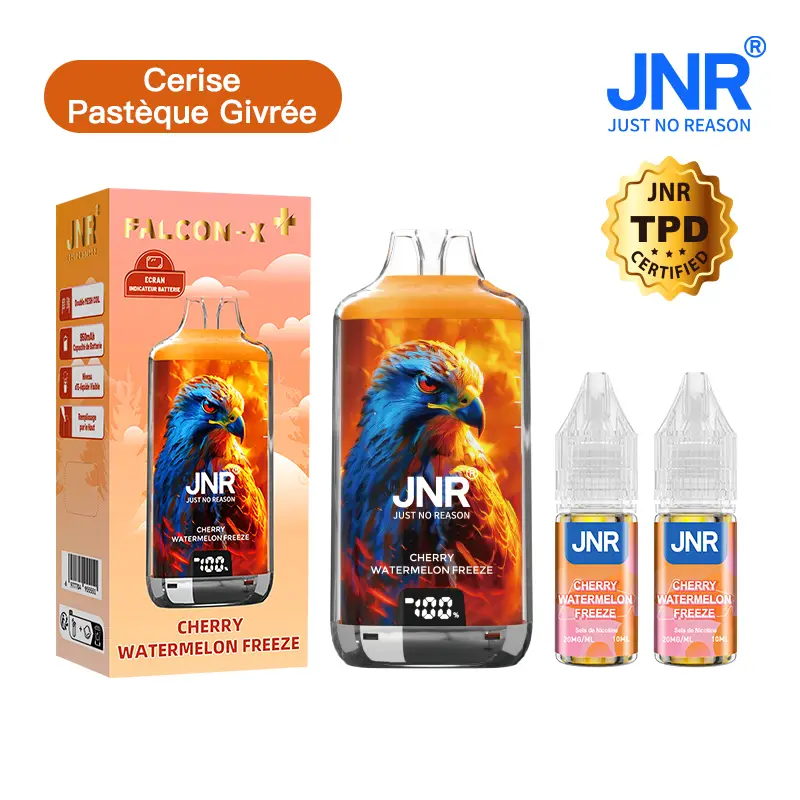 JNR Falcon X⁺ (Falcon X Plus) 28000 Puffs - Kit Pod Remplissable et Rechargeable - Vape Grok