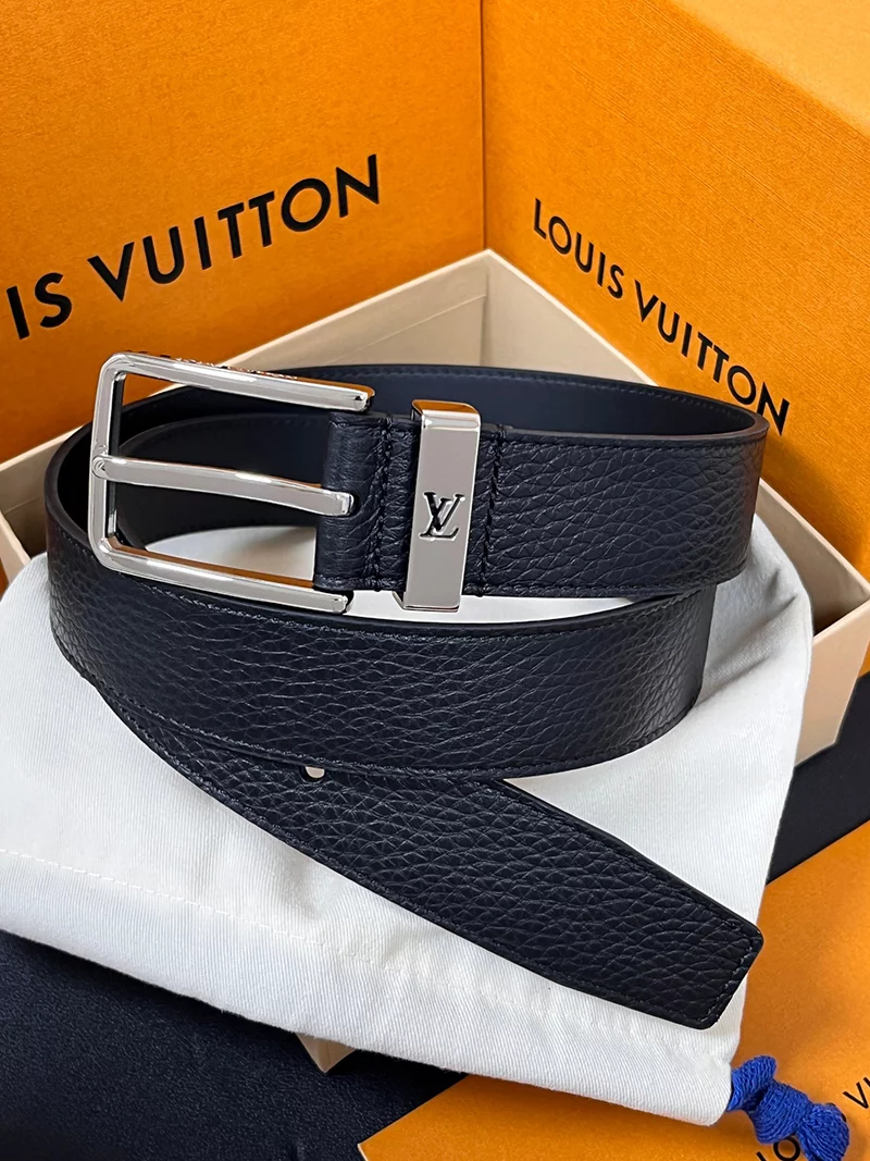 Wide1.4″ Calfskin Genuine Leather Reversible Man’s Belt PD-69000104