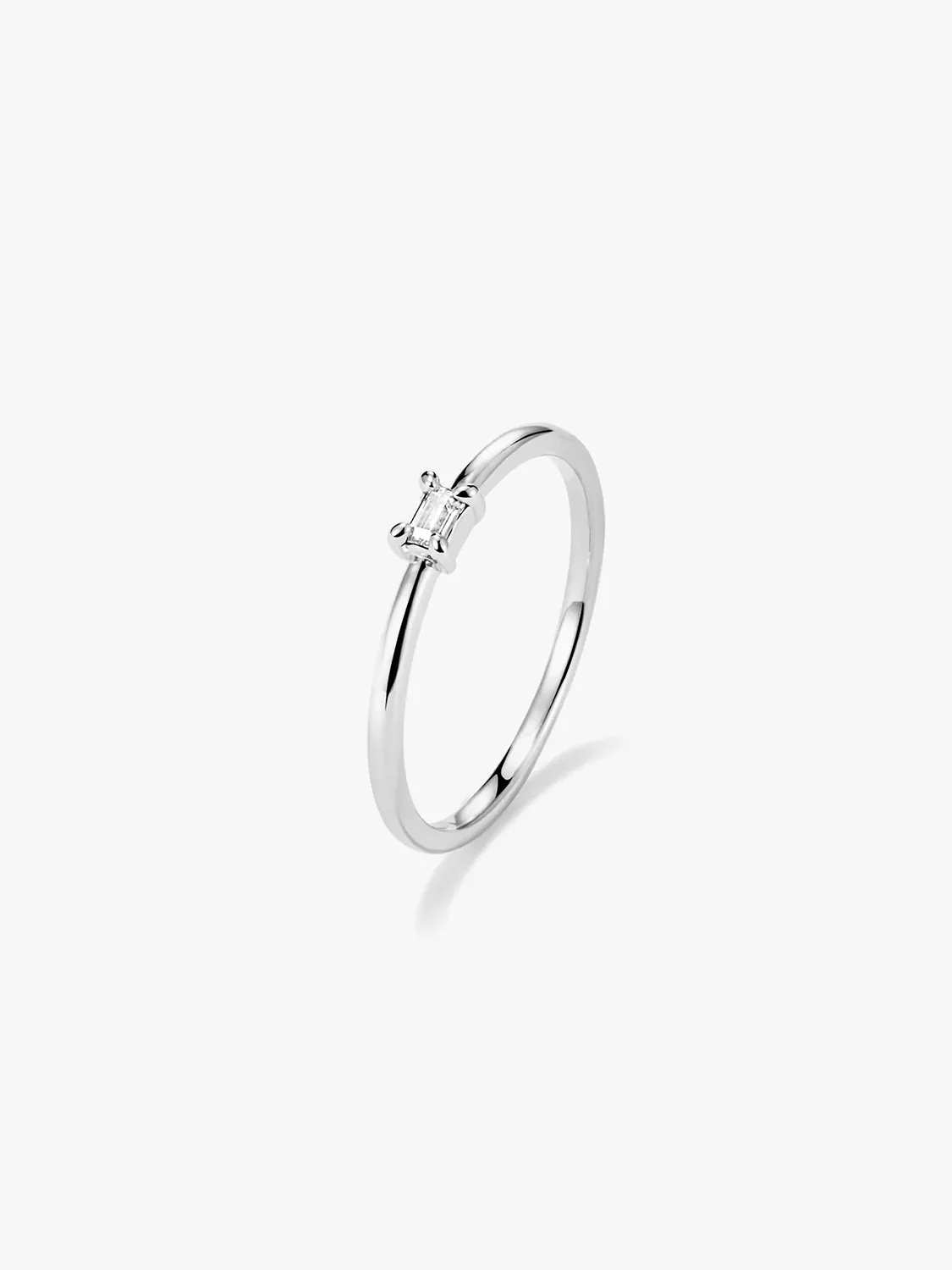 Baguette Sapphire Stacker Ring