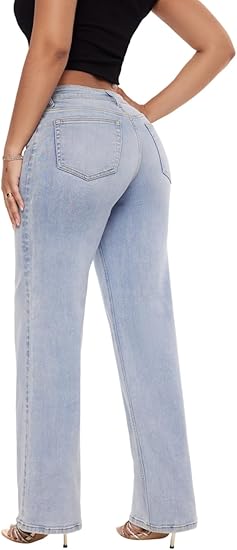 AERLEN Mid-Low Rise Baggy Jeans