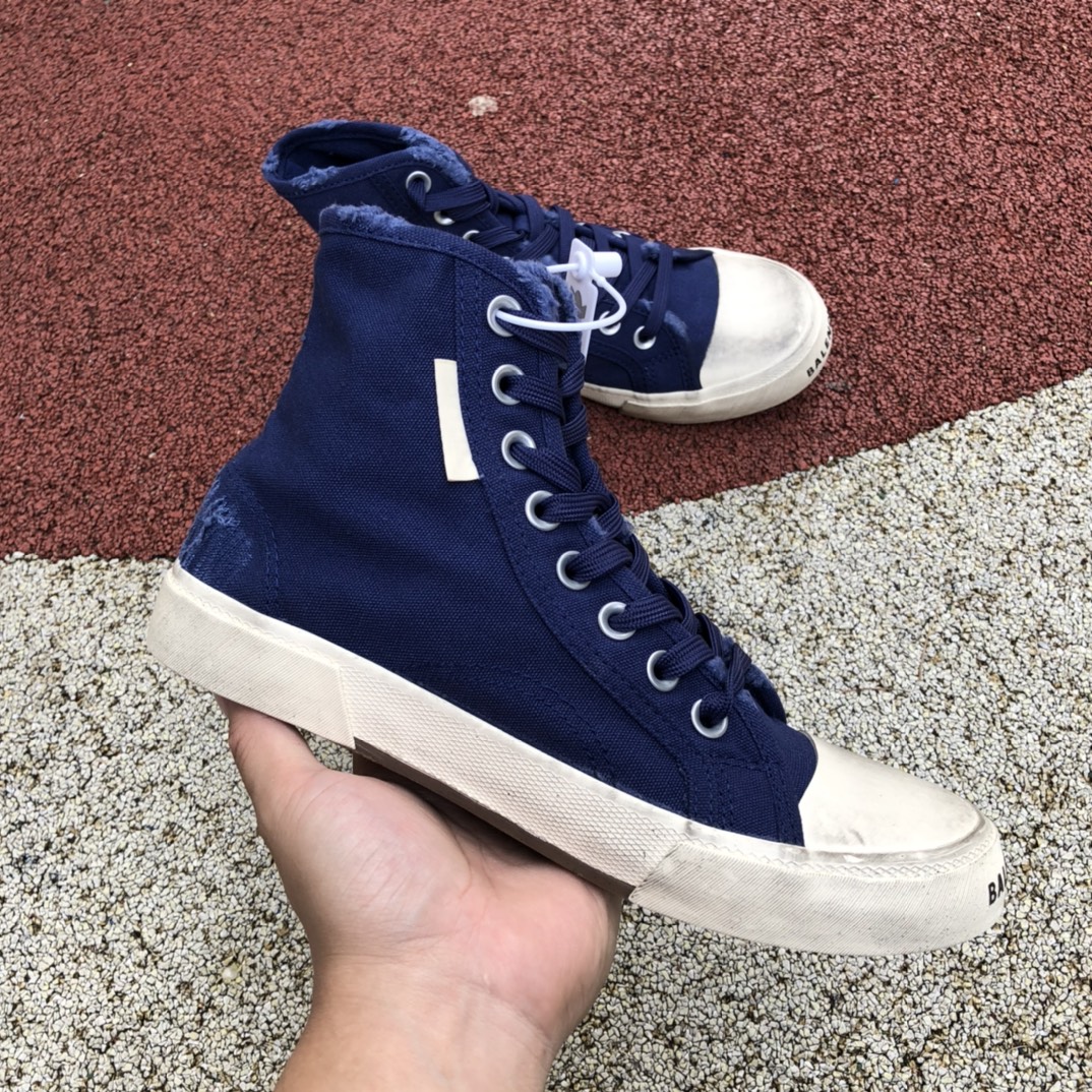 BLCG Pairs Sneaker Navy High Top