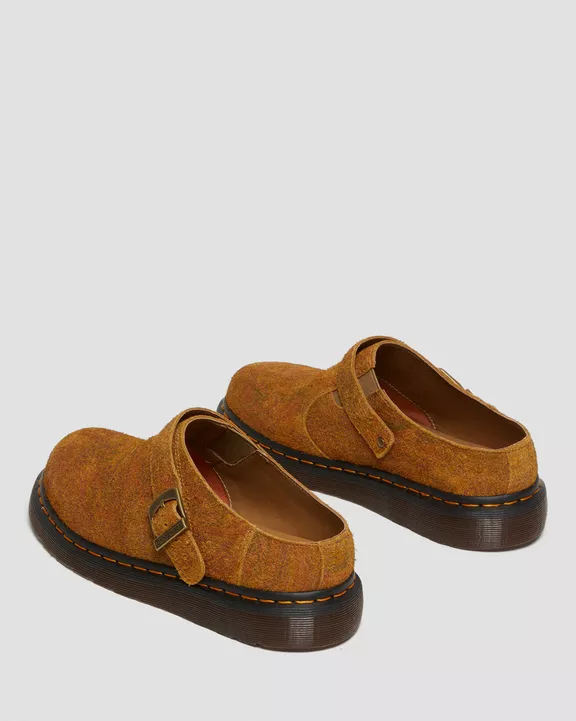 Isham Marbled Suede Slingback Mules