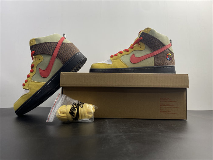 NK SB Dunk High Color Skates Kebab and Destroy CZ2205-700