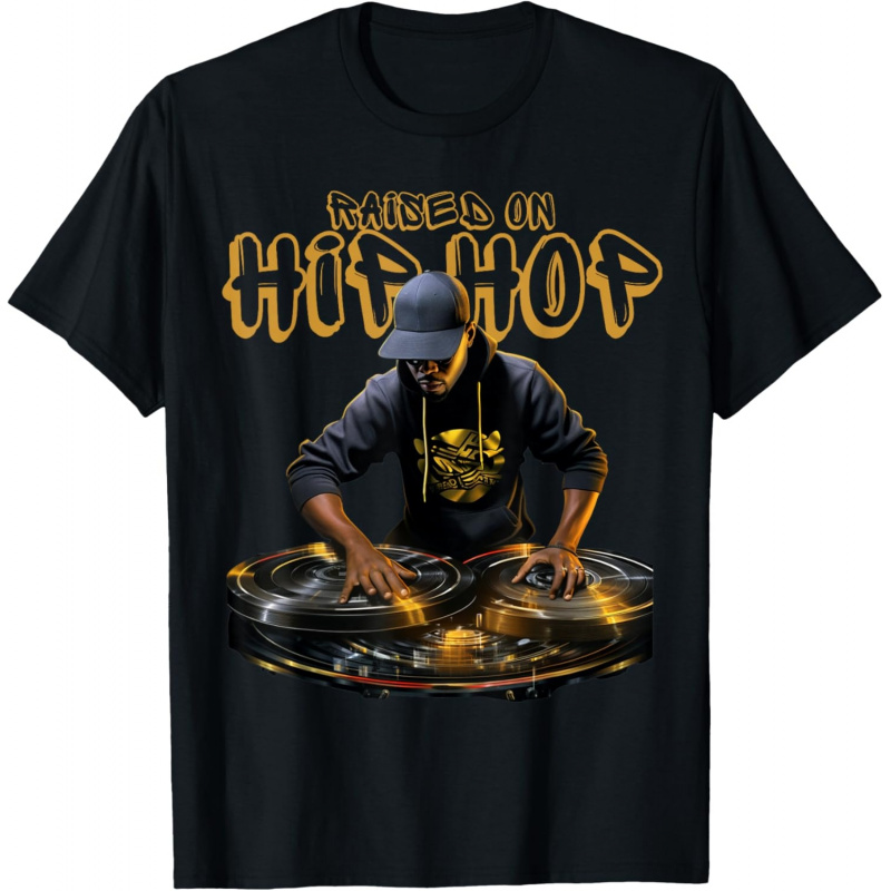 Hip Hop Legends Unisex Adults Black Crew Neck