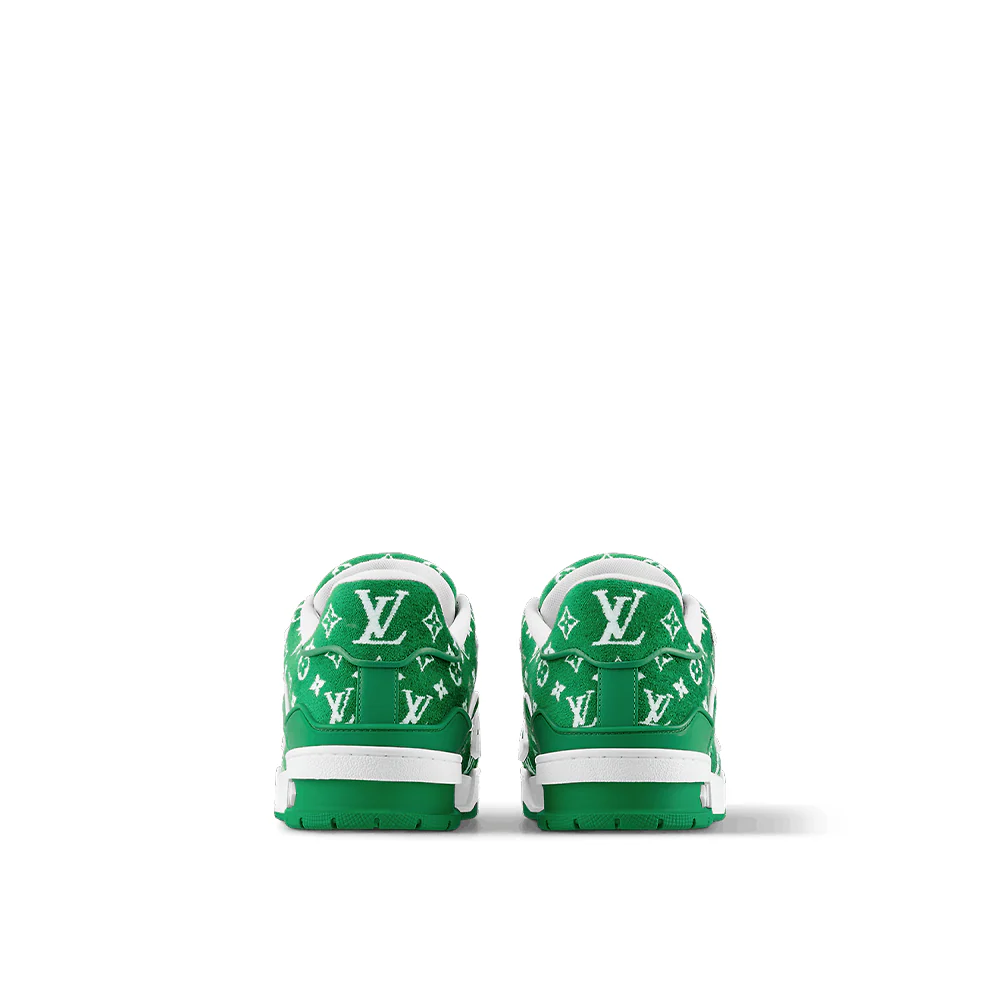 L.V  Trainer Sneaker ‘Green Monogram’