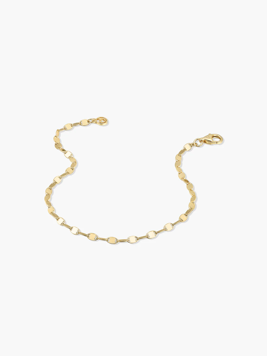 Flat Link Chain Bracelet