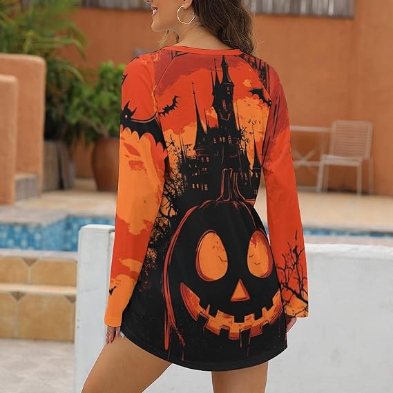 Womens Halloween Crewneck Sweatshirts