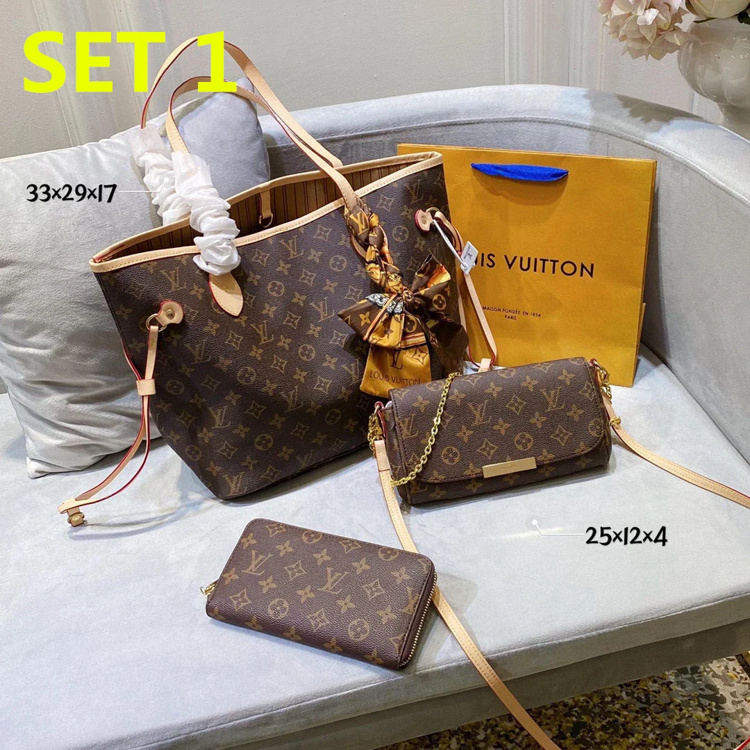 [Louis Vuitton] [3-piece set] Clearance sale! First come, first served!