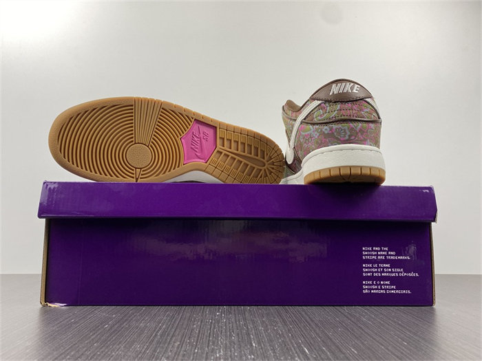 NK SB Dunk Low Pro Paisley Brown DH7534-200