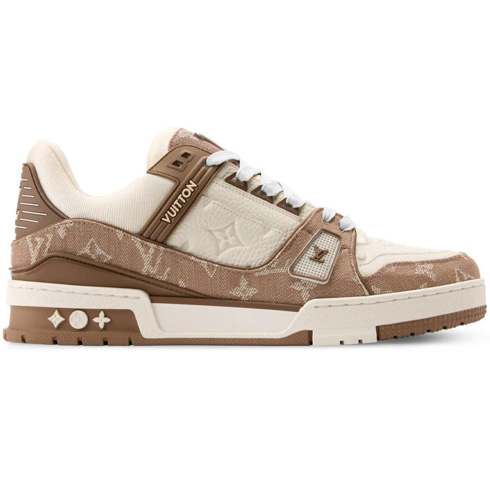 L.V  Trainer Sneaker ‘Monogram Brown Denim’