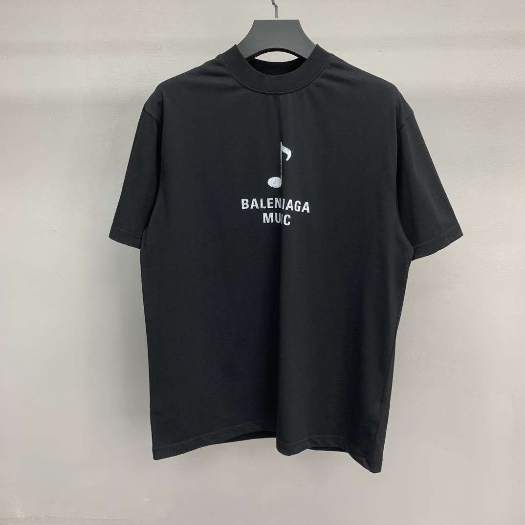 BLCG music capsule series notes printed t-shirt