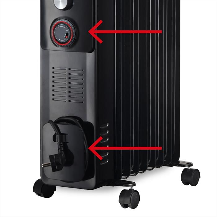 ARGO - Radiatore a olio WARM BLACK TT 11-Nero