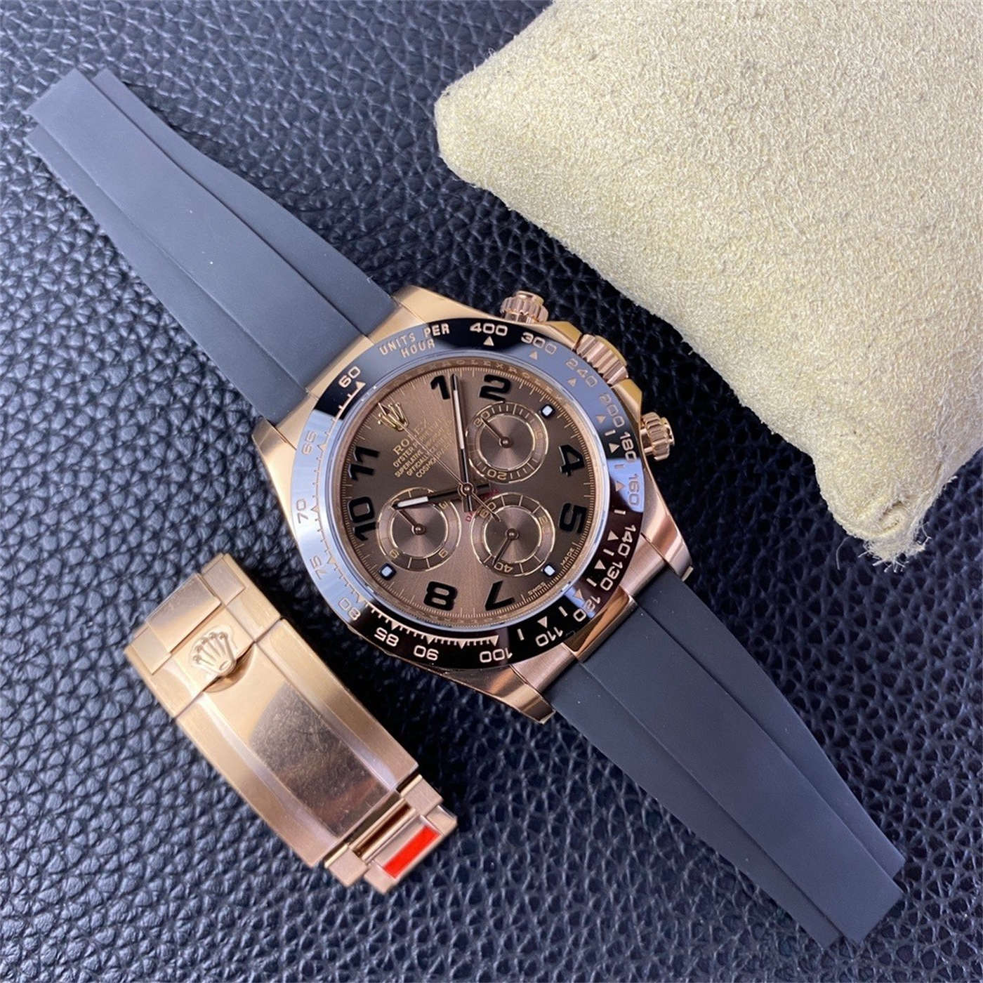 Clean Daytona Rose Gold Replica – Chocolate Dial 116515LN