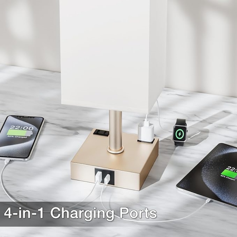 Brown Touch Table Lamp