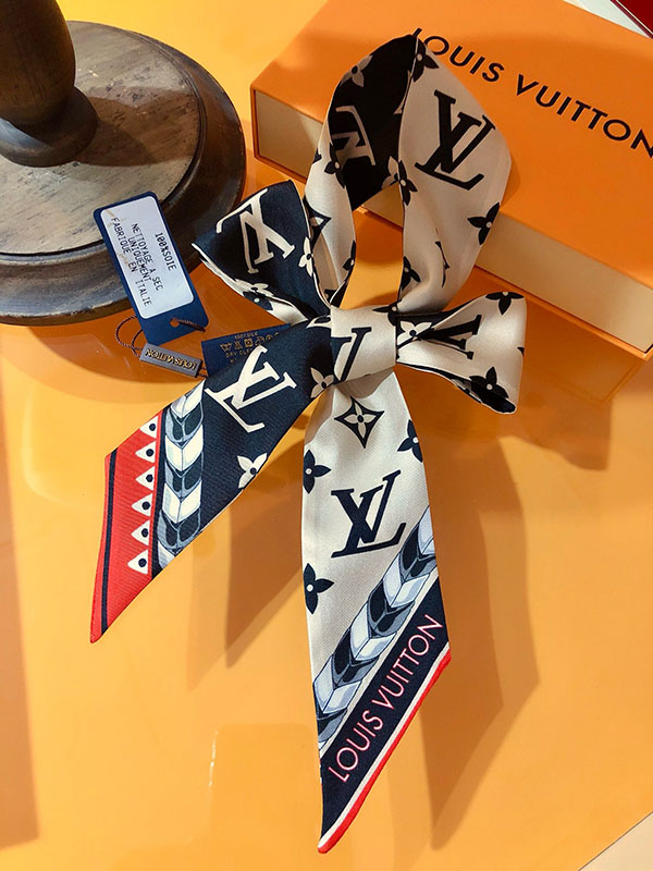 120x8cm Classical prints Handbag Ribbon Scarf Neck Bow WJ-987048