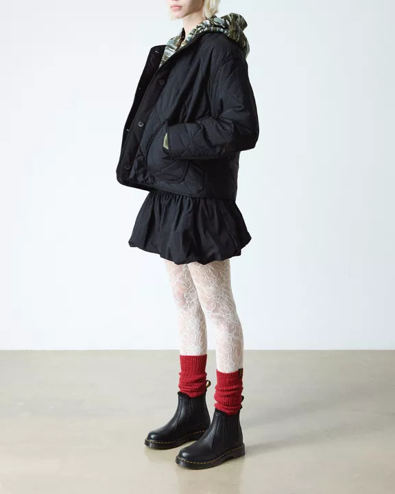 2976 LEONORE II FAUX FUR LINED SOFT LEATHER CHELSEA BOOTS