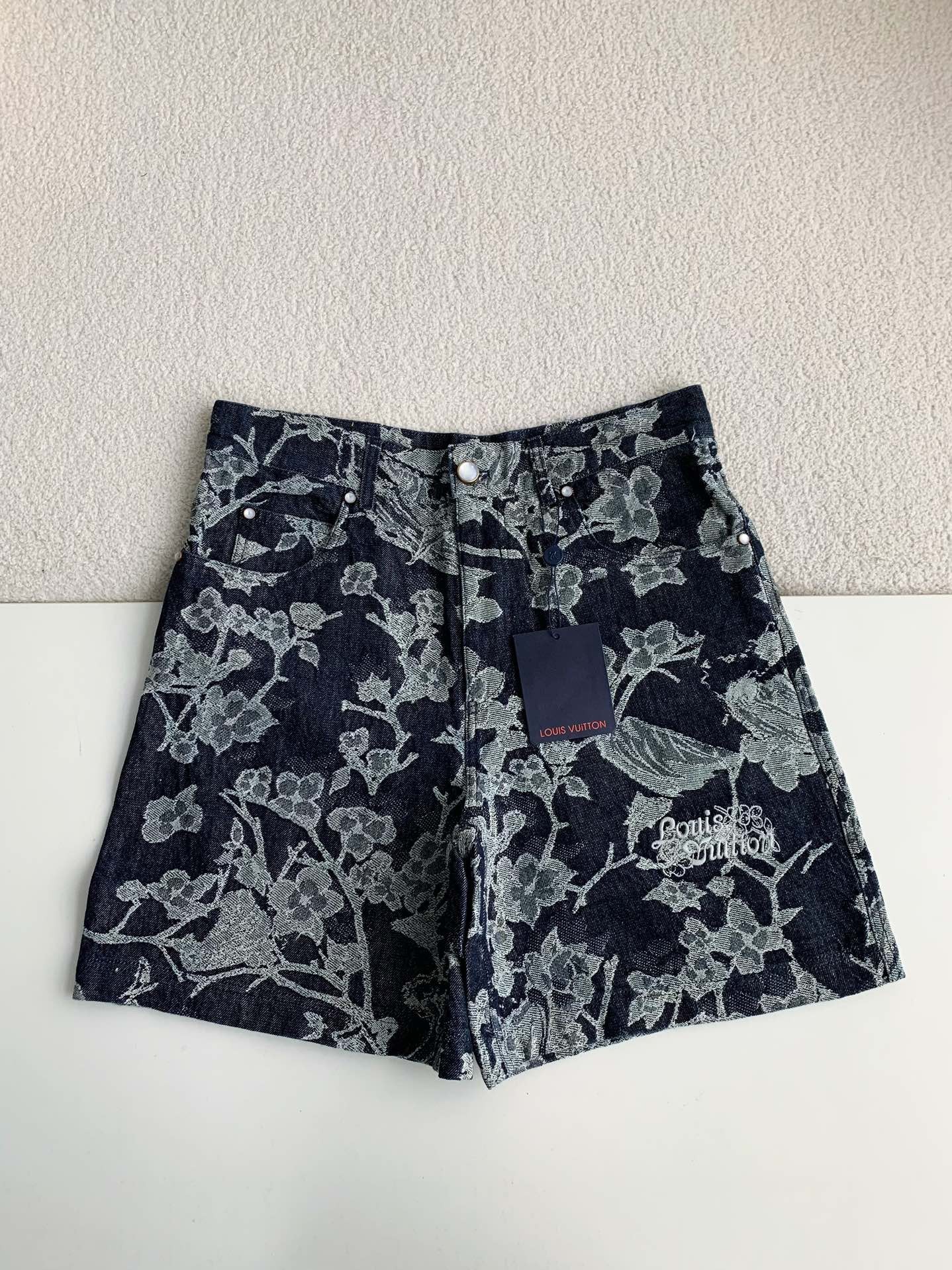 LV Jean shorts