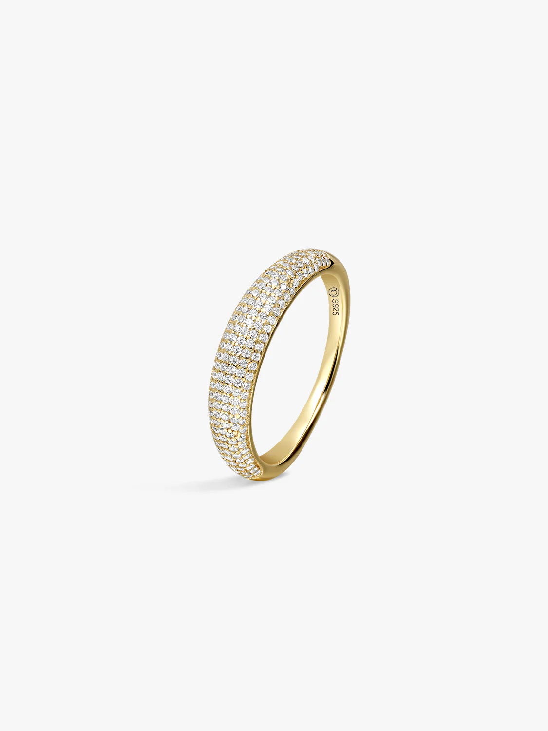 Pave Crystal Dome Ring