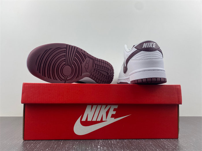 NK Dunk Low Retro White Night Maroon dv0831-102