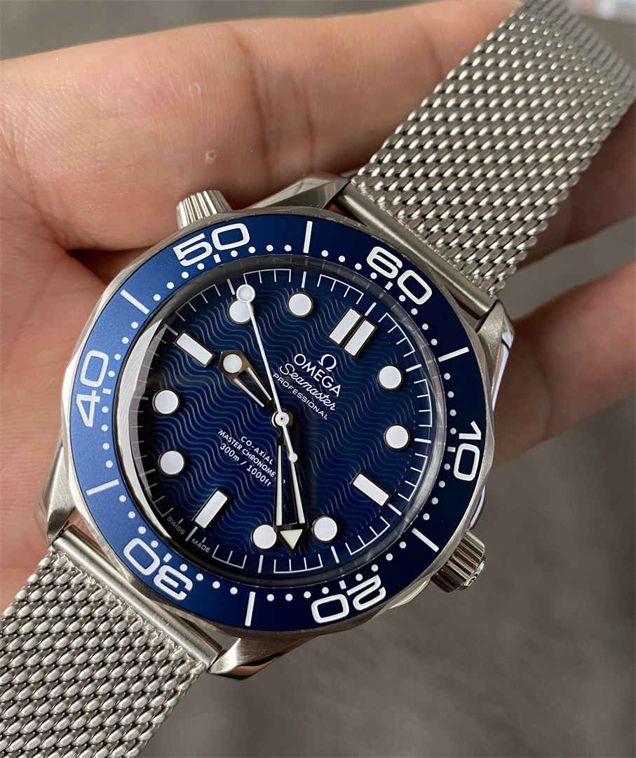 VSF Seamaster 60th Replica — Premium Blue Dial Bond Anniversary Diver Watch