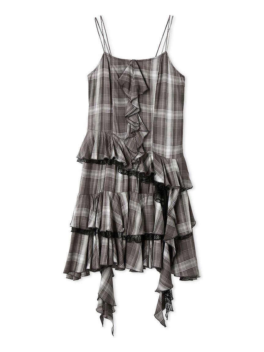 Ruffled Camisole Mini Dress