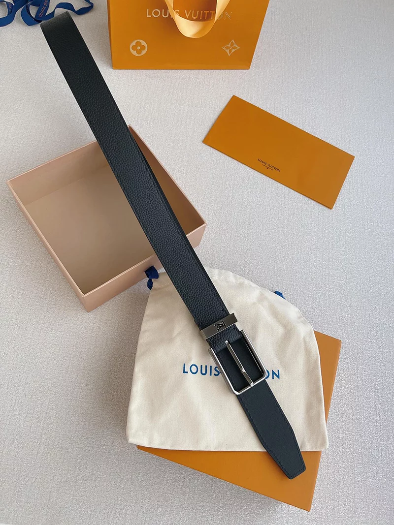 Wide1.4″ Calfskin Genuine Leather Man’s Belt PD-6900049