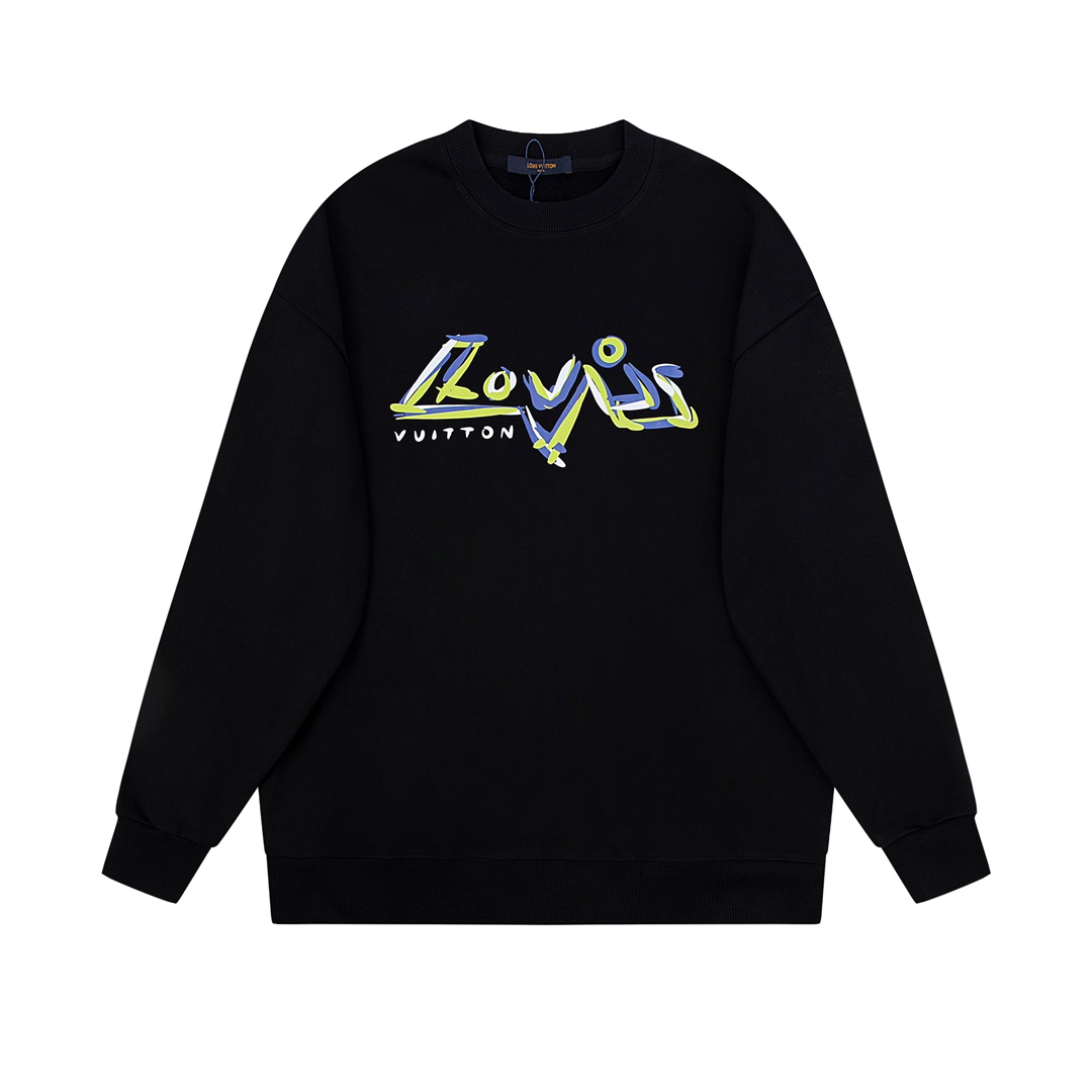 LV Hoodies Black