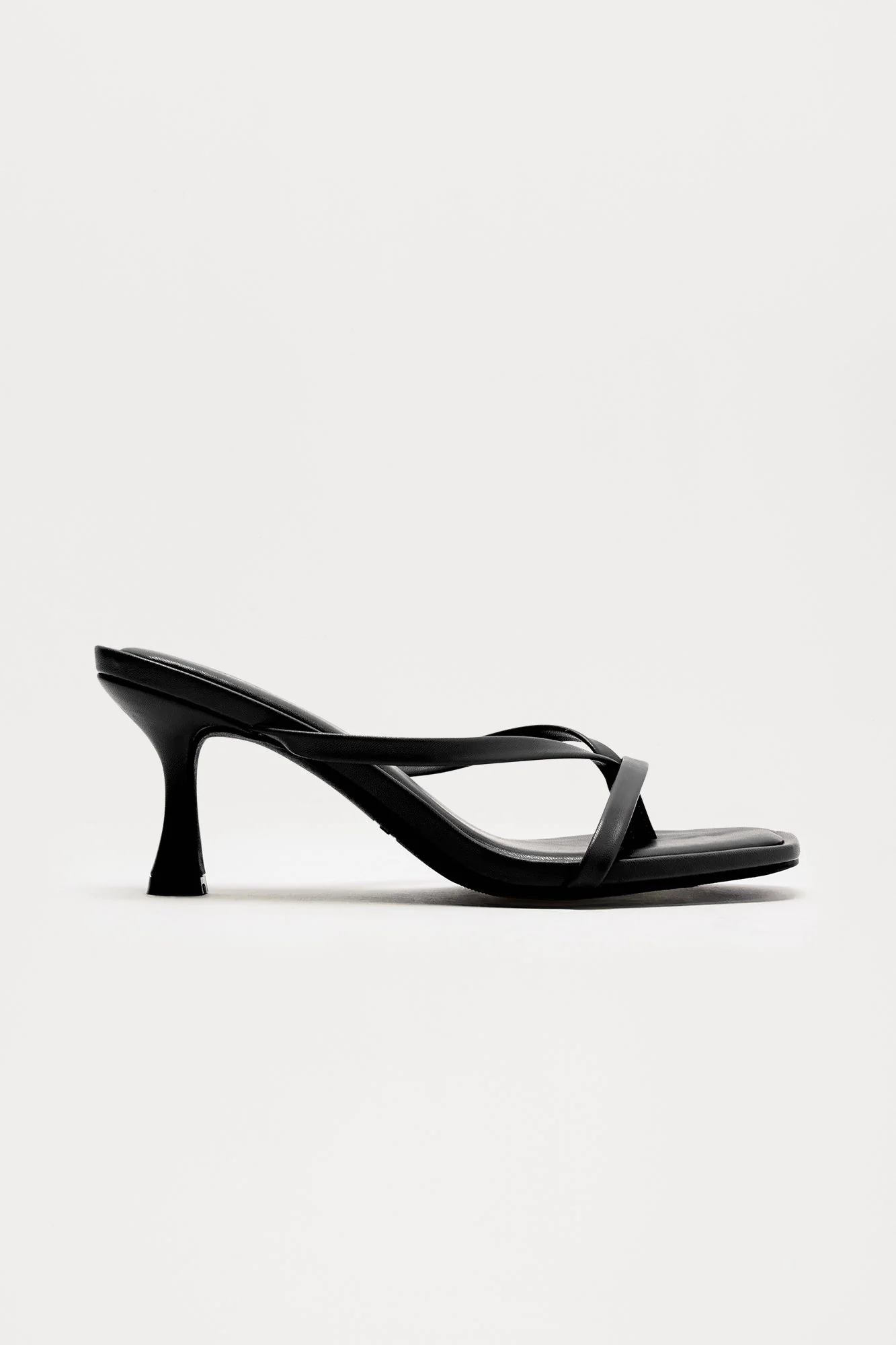 Panama Thong Mules - Black/Black