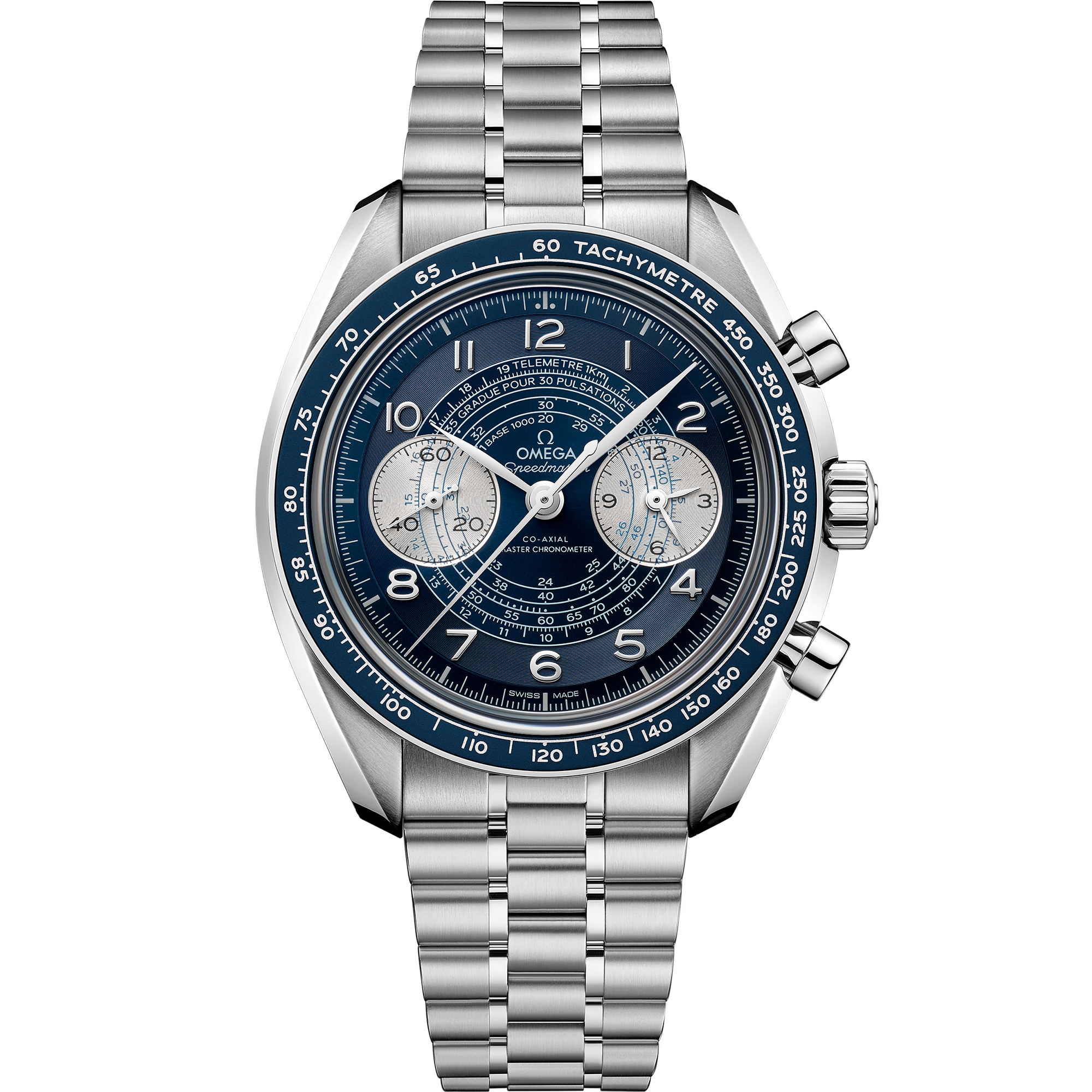 Omega Speedmaster Chronoscope Blue Dial 43mm Stainless Steel Bracelet 329.30.43.51.03.001